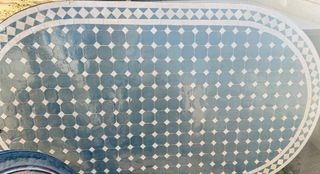 mesa de mosaico arabe 90 cm