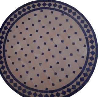 mesa de mosaico arabe 90 cm