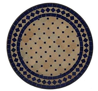 mesa de mosaico arabe 90 cm
