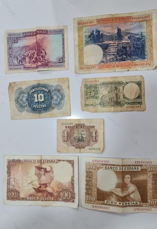 Billetes antiguos