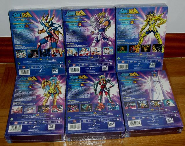 SAINT SEIYA LOS CABALLEROS DEL ZODIACO 1-6 PACK