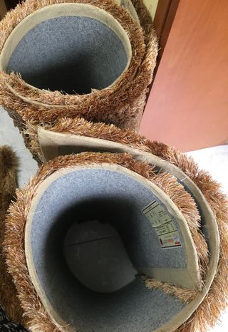 Set di 3 tappeti Shaggy («Comfort Rugs») 70x140 cm