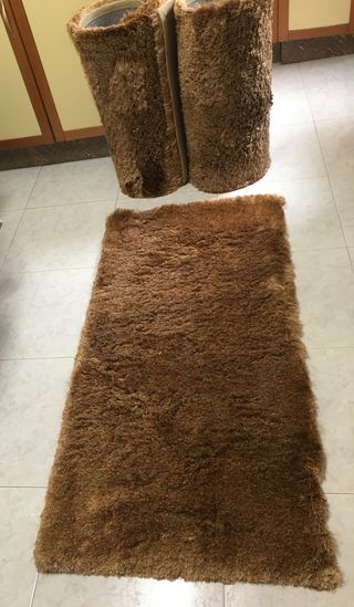 Set di 3 tappeti Shaggy («Comfort Rugs») 70x140 cm