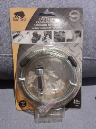 Candado de cable multiusos para portatil