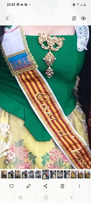 traje fallera .se vende por separado tambiene