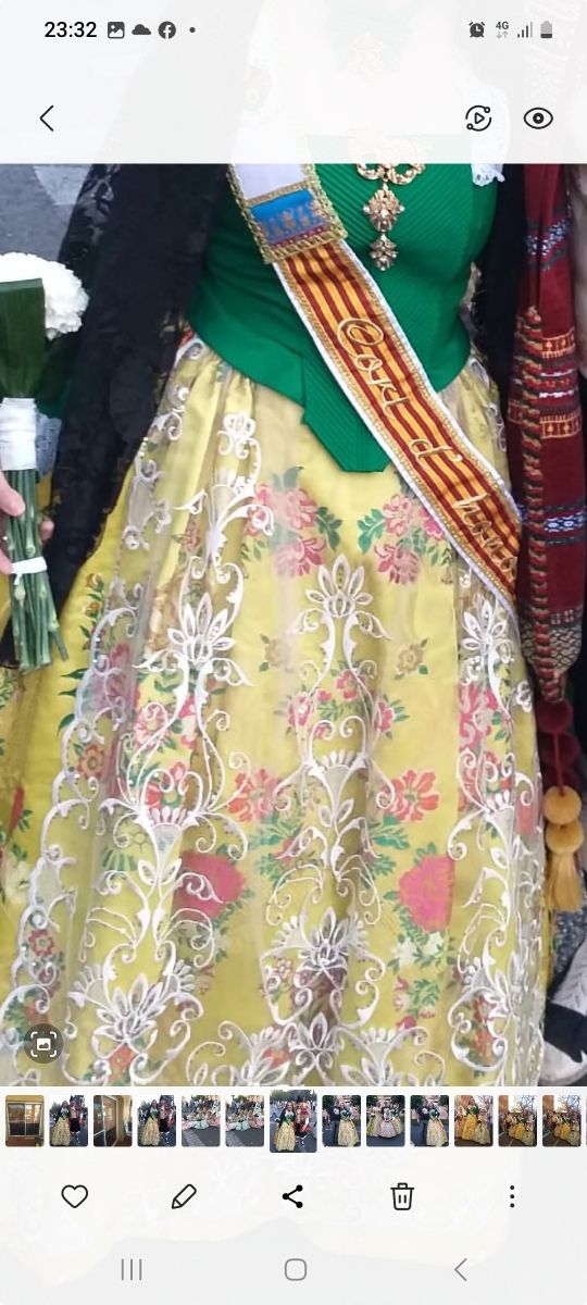 traje fallera .se vende por separado tambiene