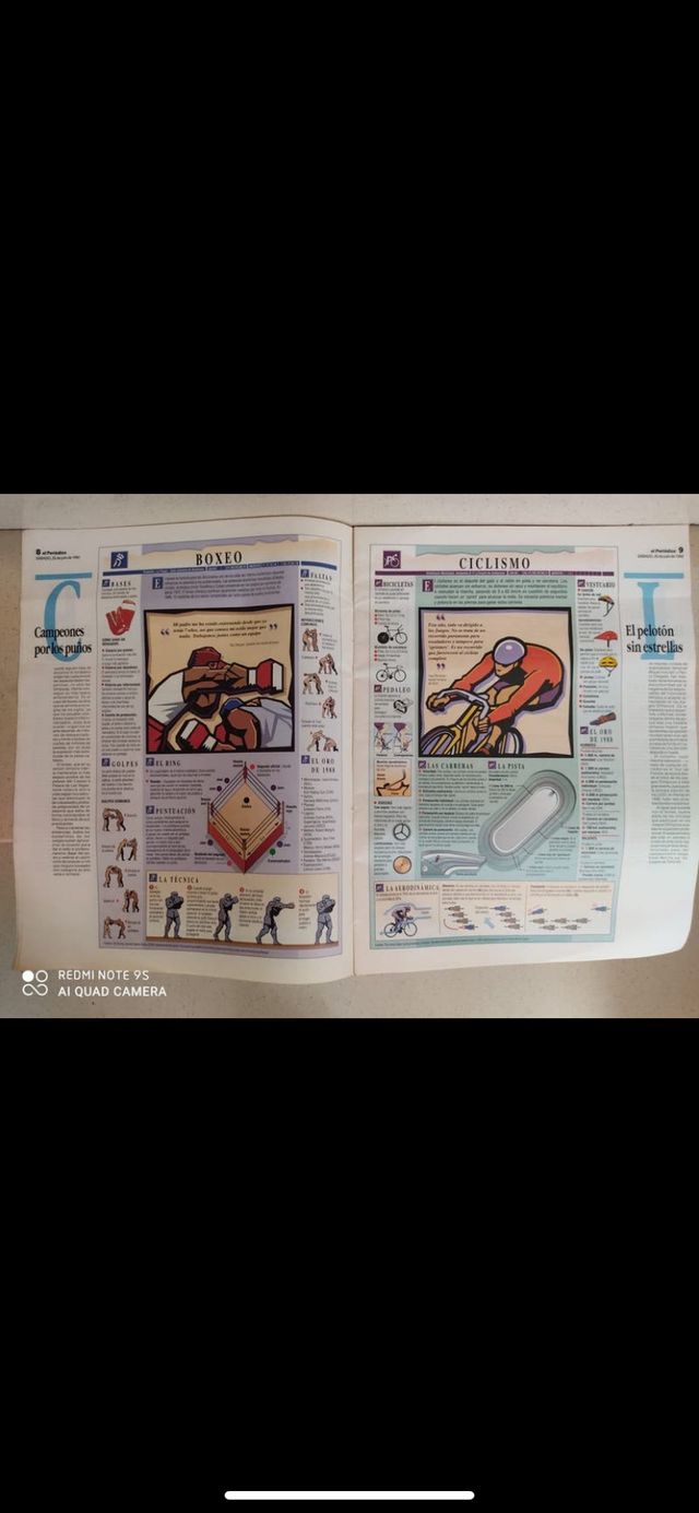 Álbum Barcelona 1992 Los deportes  El periodico