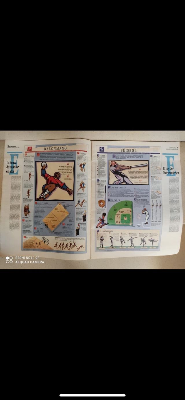 Álbum Barcelona 1992 Los deportes  El periodico