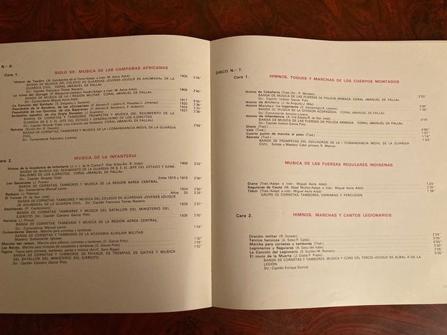 ANTOLOGIA MUSICA MILITAR DE ESPAÑA