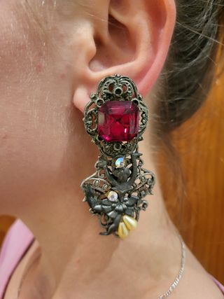 pendientes Vintage Art Déco