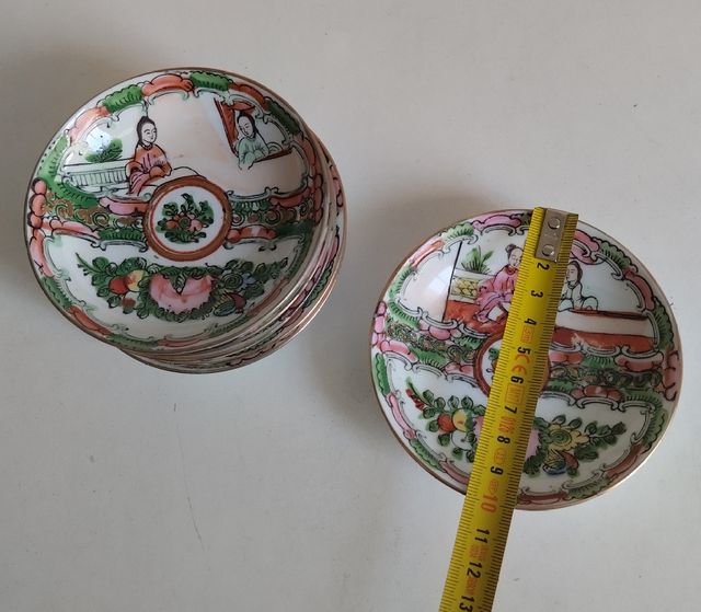 6x Macao nianqianzhilong artesanía porcelana Nuevo