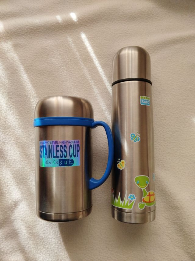 termos sólido y líquido inox bebe