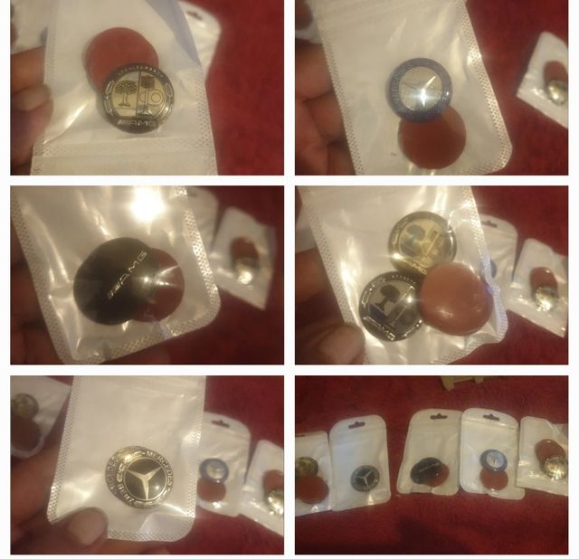 Emblema Pomo palanca cambio Mercedes AMG NUEVO