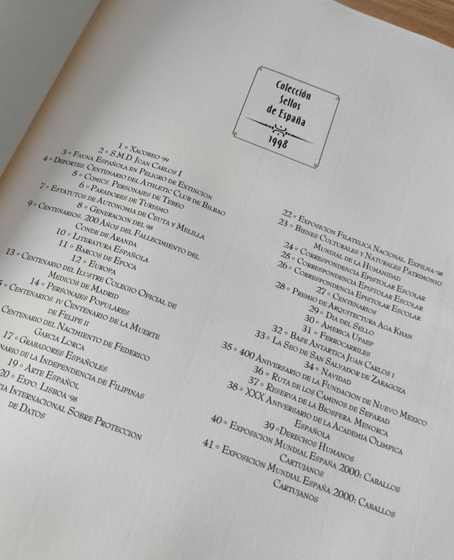 Sellos España 1976 - 2004 + álbumes