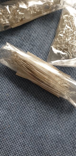 cierres pendiente plata ley y alfiler pendiente