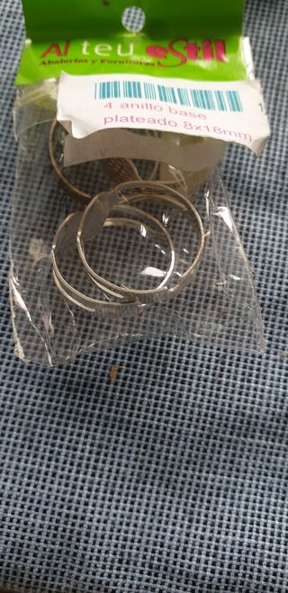 cierres pendiente, cierres collar,bases anillos