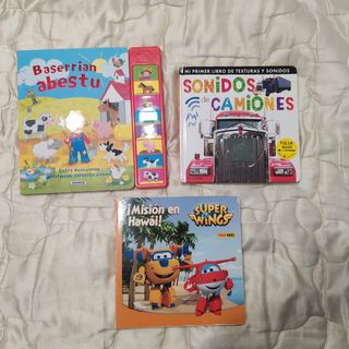 libros infantiles con y sin sonido 