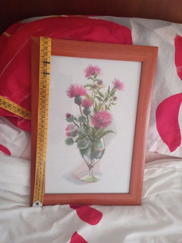 cuadro de punto cruz