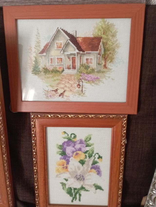 cuadro de punto cruz