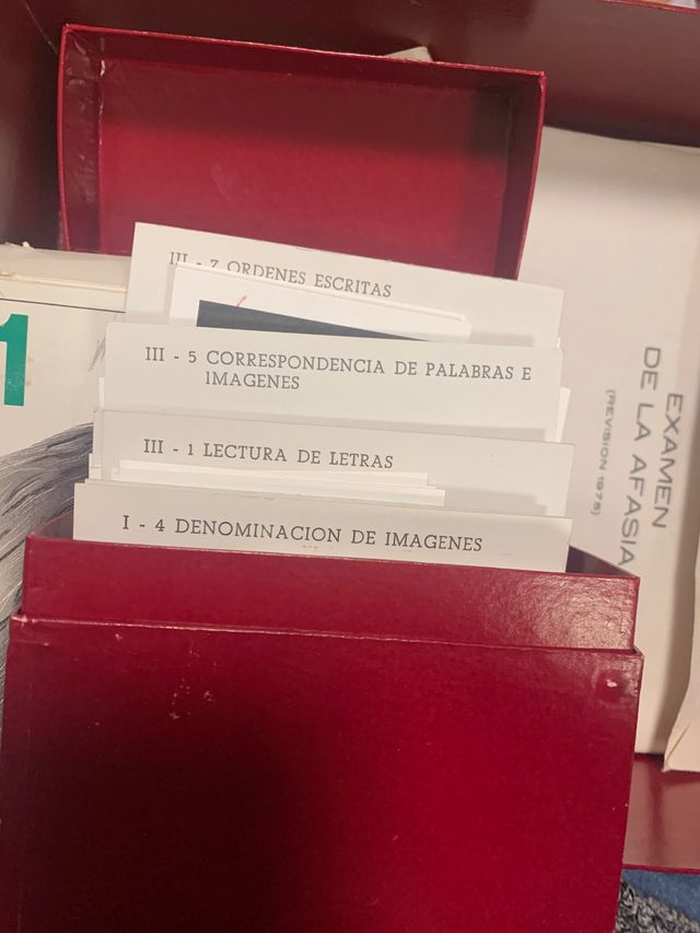 Test para el examen de la afasia. TEA ediciones