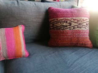 cojín étnico artesano