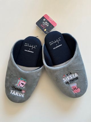 Mr. Wonderful - Zapatillas para casa (NUEVO)