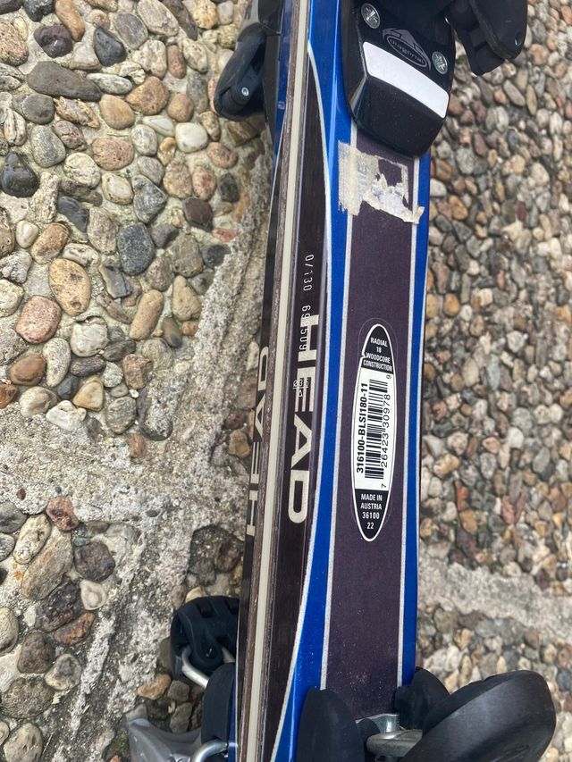 Sci Head radial 18 completi di attacchi 180cm