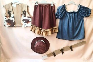 DISFRAZ CARNAVAL VAQUERA DEL OESTE