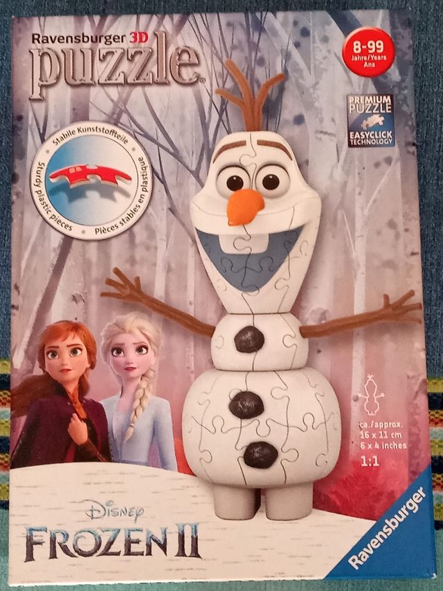 puzzle 3D Olaf. 54 piezas