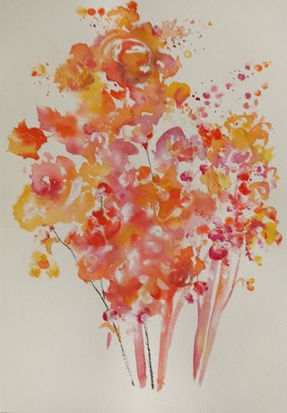 Acuarela.Pintura.Arte.Decoración. Cuadros. Regalo.
