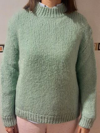 Jersey Lana color menta