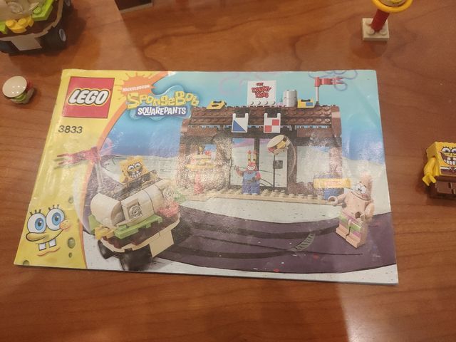 Lego Bob Esponja 3833 Krusty Krab Adventures de segunda mano por