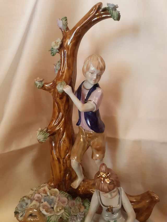 GRUPO PORCELANA ROMANTICA ESTILO VIEJO PARIS