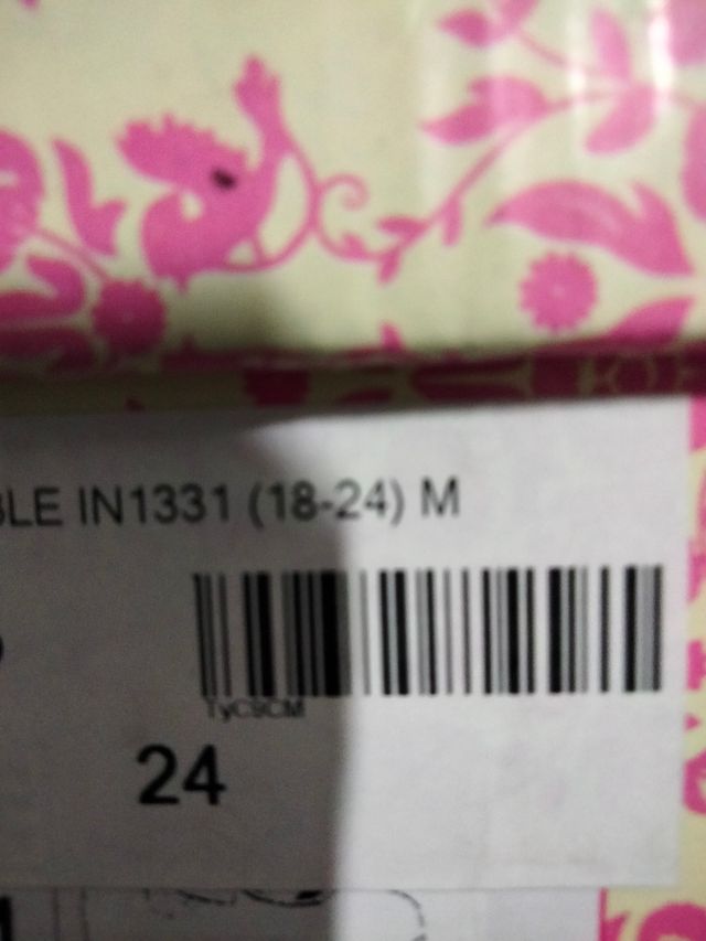 Zapatitos granate n.24