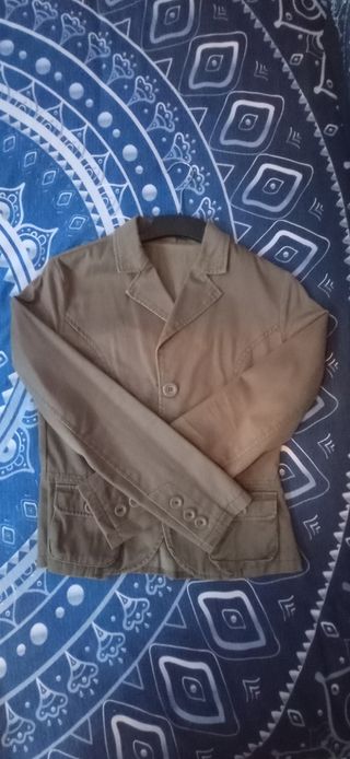 Chaqueta Americana Verde caqui