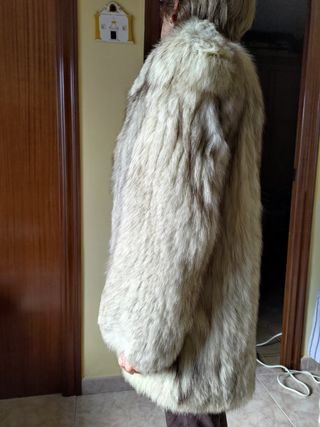 Chaquetón de mujer de piel de zorro del Canadá 