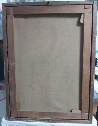 cuadro antiguo oleo cristo eucarístico