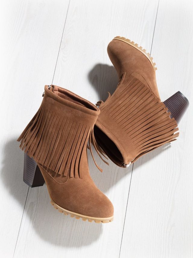 Botines mujer flecos T 41 SIN ESTRENAR