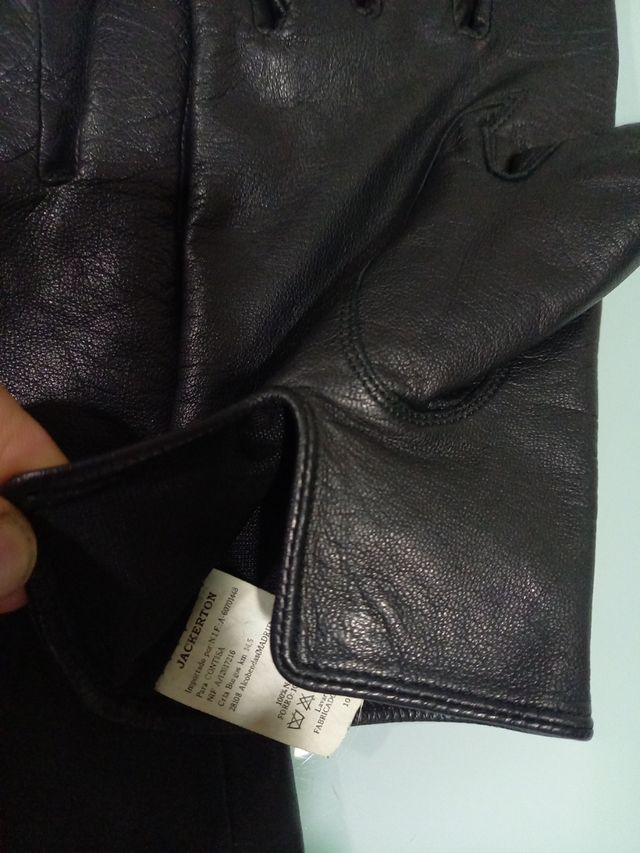 Guantes de piel