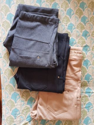 Lote 3 pantalones premamá CORTE INGLÉS 