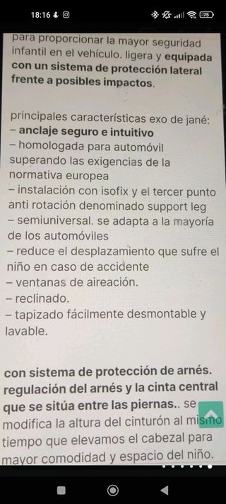 Silla Isofix Jane Exo