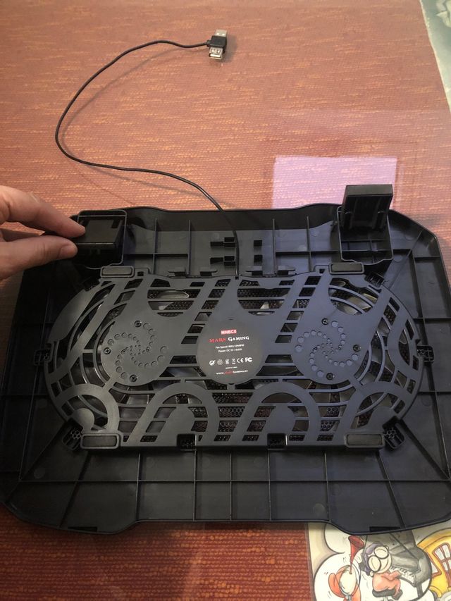 Bandeja ventiladores portátil