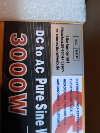 INVERTER A ONDA PURA DA 3.000 W