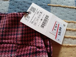 falda de tablas de zara niña 8 a 9años