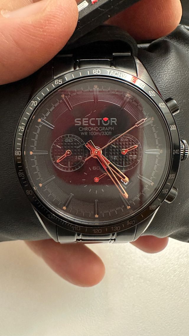 Orologio Sector cronografo nero