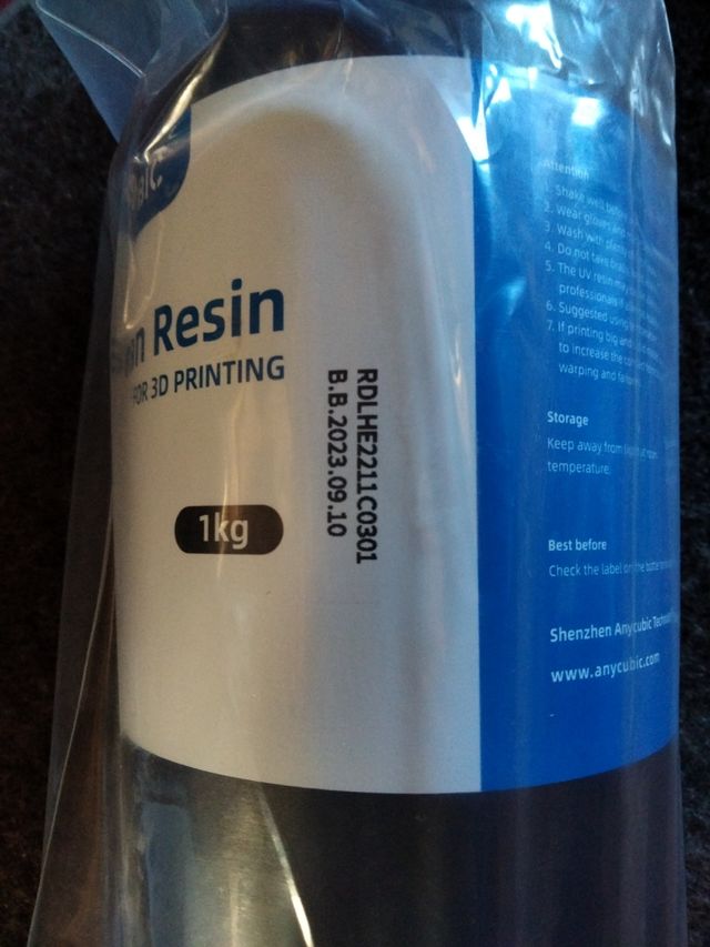 DLP craftsman resin for 3d printing black