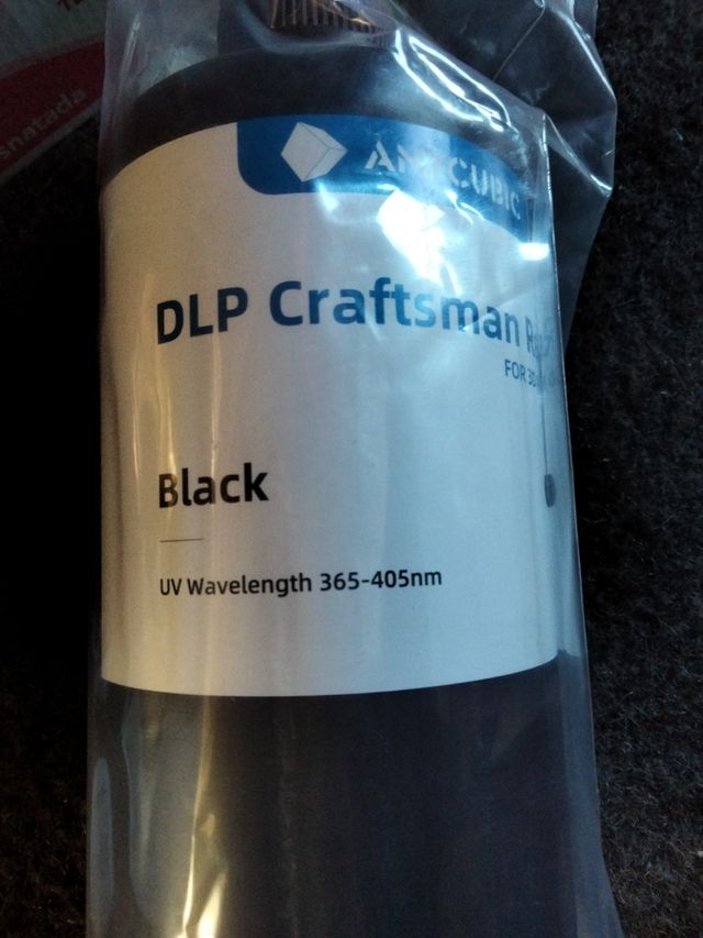 DLP craftsman resin for 3d printing black