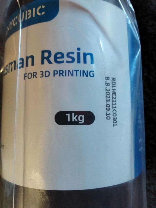 DLP craftsman resin for 3d printing black