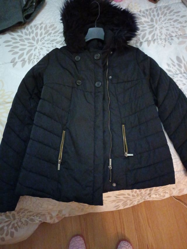 abrigo corto mujer promod talla 36