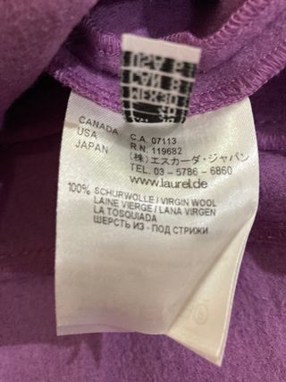 Chaqueta lana virgen mujer talla 40